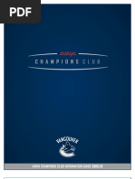 Avaya Champions Club Information Guide 2012.13