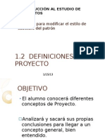 Definición de Proyecto