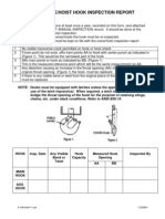 BNL Crane/Hoist Hook Inspection Report