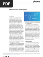 Pterostilbene Monograph: OH H CO