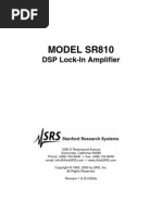 SR810 Lock-in amplifier manual