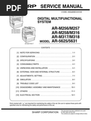sharp ar-m258 pcl6 driver