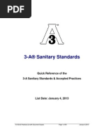  3-A Sanitary Standards - Quick Reference Guide