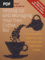 Setting Up and Managing Your Own Coffee Bar PDF