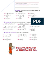 Escola Secundária de Lousada: Ficha de Treino Extra de Matemática Do 7º Ano