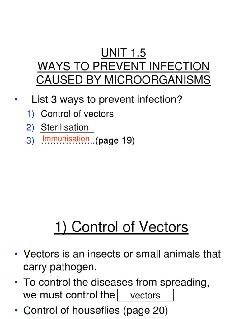 Preventing Microbial Infections: Key Methods | PDF