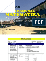 Bedah Soal Un Matematika Sma - Ma - Ipa 2010 - 2011