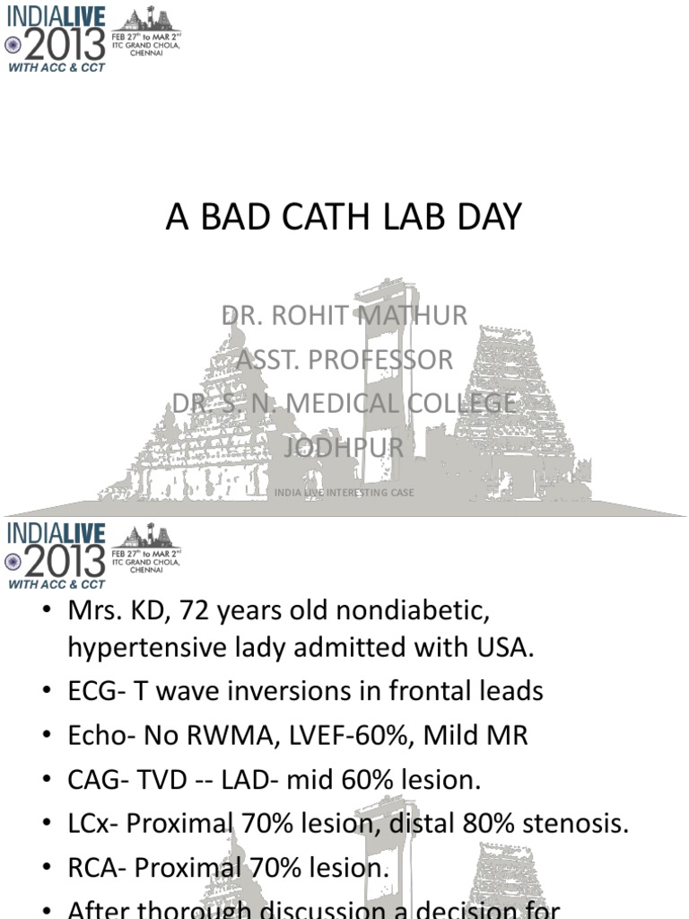 Cardiac Catheterization Case Study | PDF | Wellness
