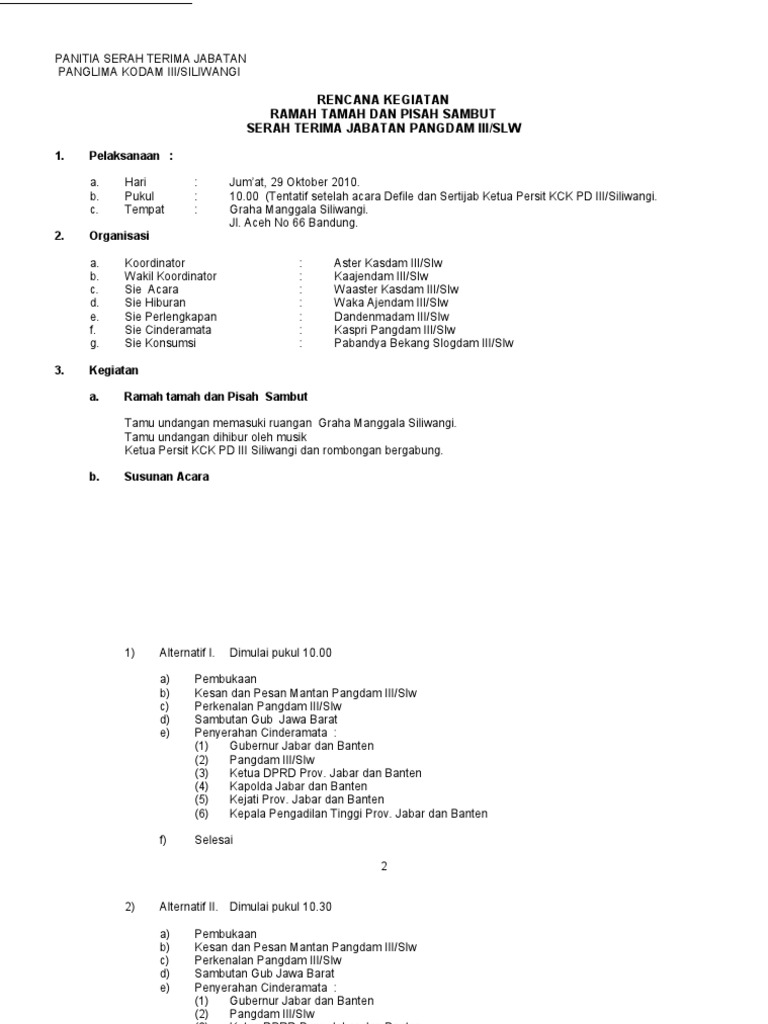 Rengiat Pisah Sambut