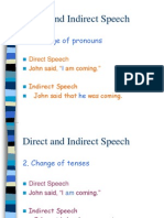 Direct and Indirect Speech