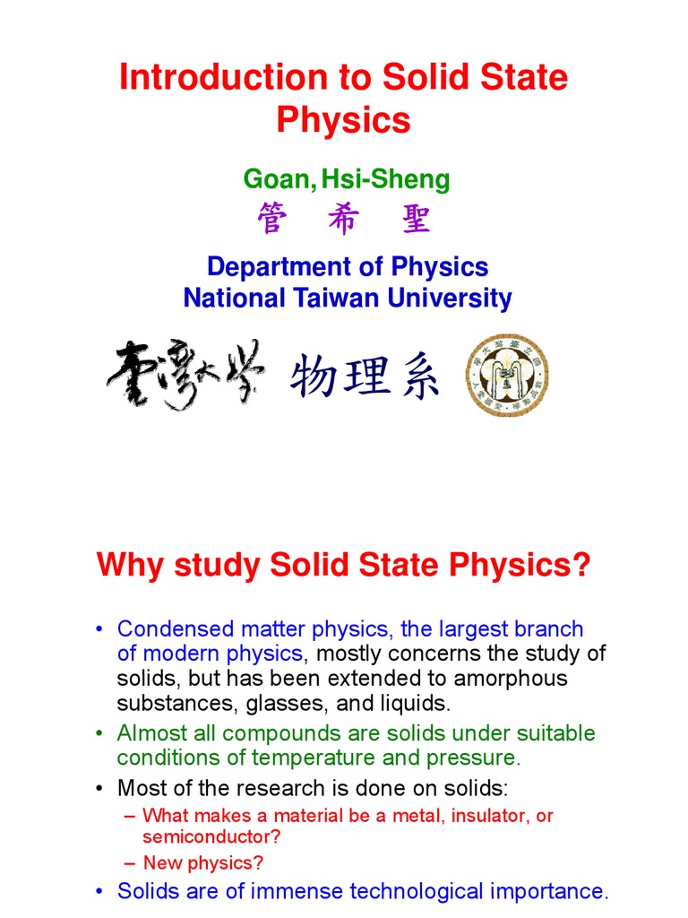 Lattice Concepts in Solid State Physics | PDF | Crystal Structure ...