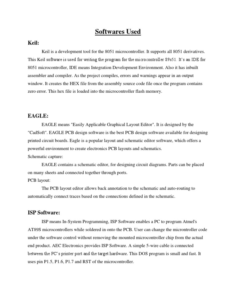 Essential Software for 8051 Development | PDF