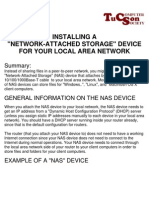 Installing A "Network-Attached Storage" Device For Your Local Area Network