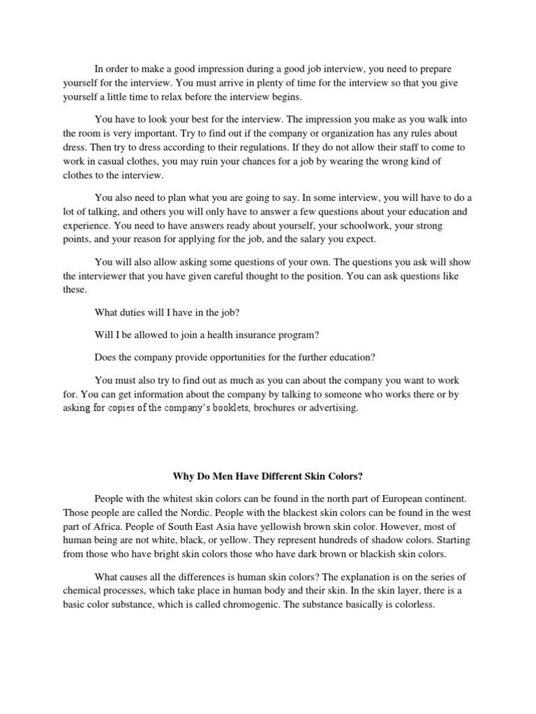 Why Do Men Have Different Skin Colors? PDF Sound Recording And Reproduction Human Skin Color