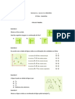 Ficha de Trabalho