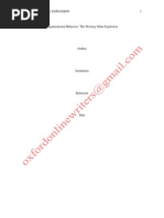 Download CASE STUDY- Organizational Behavior- The Westray Mine Explosion by oxfordonlinewriters SN120597543 doc pdf