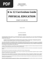 P.E. K To 12 Curriculum