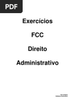 APOSTILA DE EXERCÍCIOS FCC