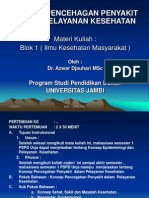 kONsep Pencegahan Penyakit Dalam Pelayanan Kesehatan