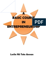 A Basic Course in Entrepreneurship