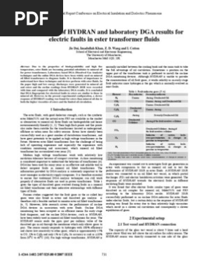 Tr Monitoring Electrical Breakdown Transformer