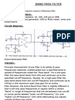 Design and Study Active Band Pass Filter