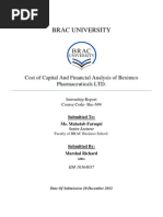 Download Cost of Capital  Profitability Analysis Of Beximco Pharmaceuticals Ltd by Marshal Richard SN120634397 doc pdf