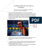 4.algunas Ideas para El Uso de La Cámara