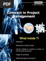 Contract in Project Management