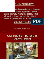 Dr. Partridge Oral Surgery Hints for the General Den