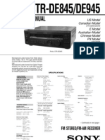 Sony STRDE945 Service Manual