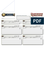 Ficha de Poderes D&D 4,0