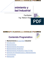 Mantenimiento industrial, seguridad y tipos (preventivo, correctivo