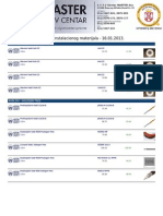 Katalog Instalacionog Materijala - 16.01.2013. - Srbija