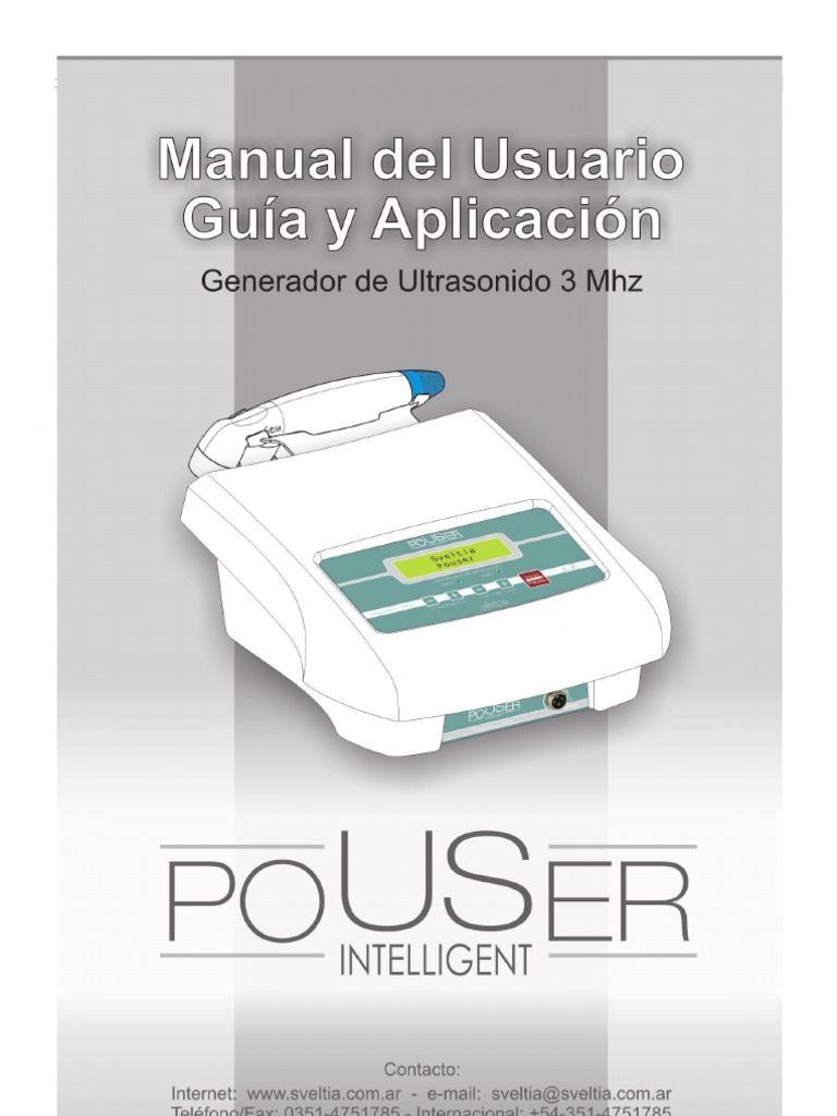 Manual Pouser 3Mhz | PDF | Ultrasonido | Frecuencia