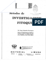 Metodos de Investigacion Fitoquimica