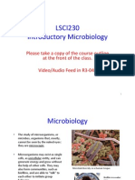 LSCI230 Introductory Microbiology