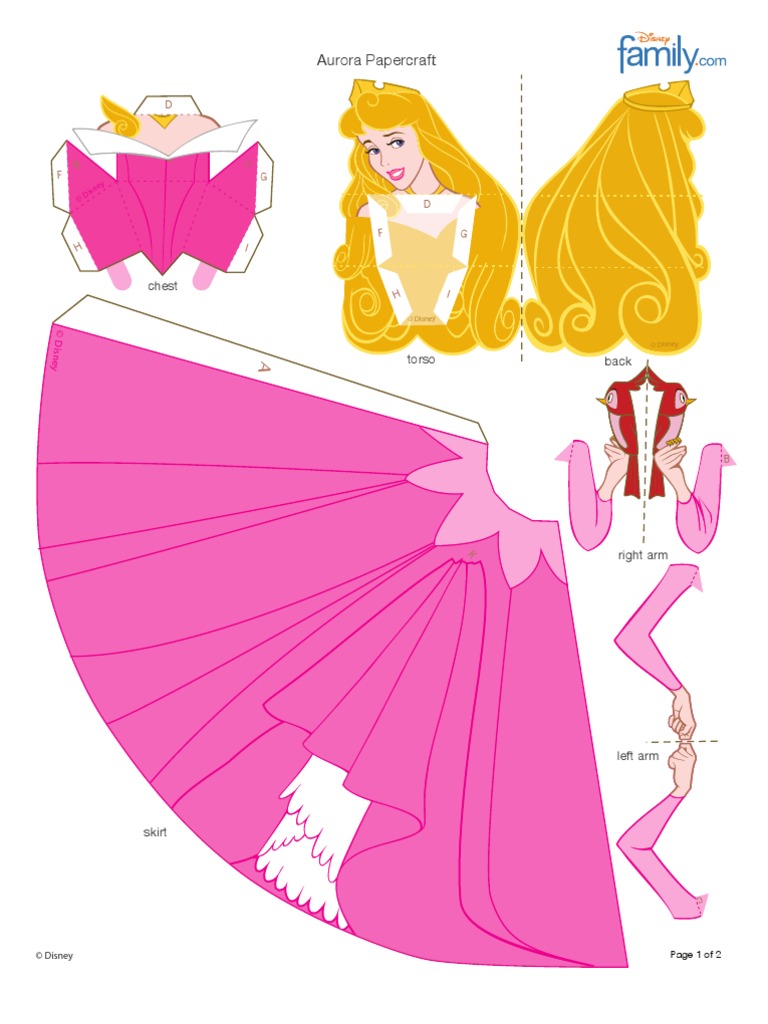 Aurora Papercraft Printable 0210