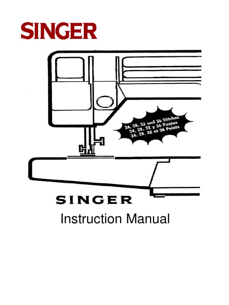 Singer Sewing Machine | PDF | Sewing Machine | Sewing