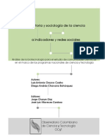 De Historia y Socioloía de La Ciencia A Indicadore y Redes Sociales