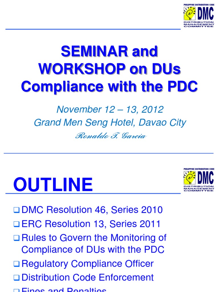 On DUs Compliance With The PDC PDF Root Mean Square Occupational Safety And Health