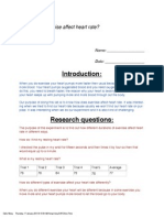 how does exercise affect heart rate final draft pdf