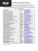 Download BAFTA-qualifying short film festivals by Andy Wooding SN120733194 doc pdf