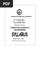 Mtech Nagarjuna University Syllabus