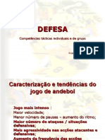 DEFESA - Competências Tácticas Individuais e de Grupo - 1x1, 2x2