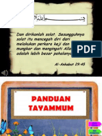Panduan Tayyammum
