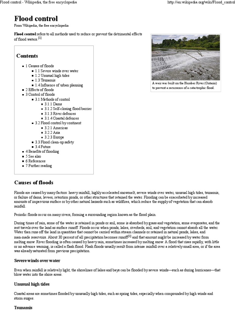 Floods | PDF | Flood Control | Flood