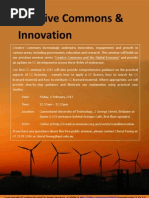 Creative Commons and Innovation