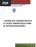 Cahier des charges d'audit energétique