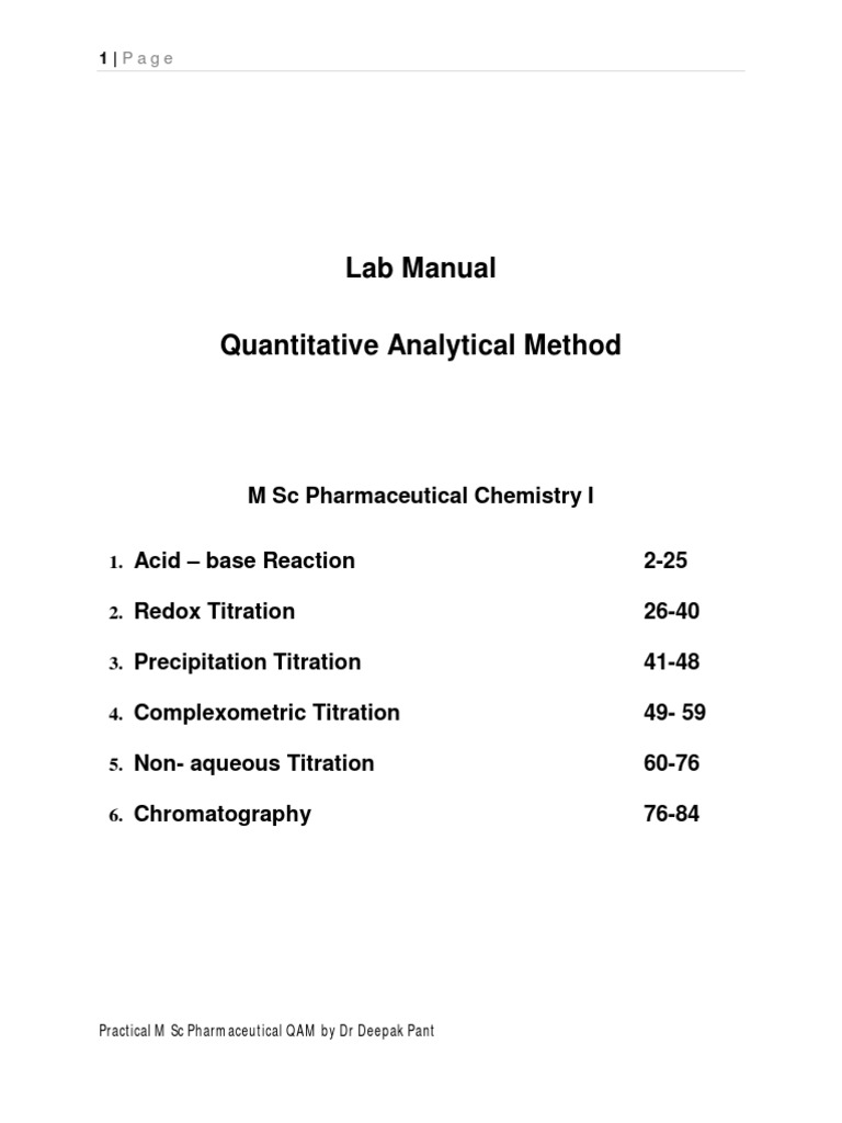 Antacid Analysis PDF Titration Chemistry